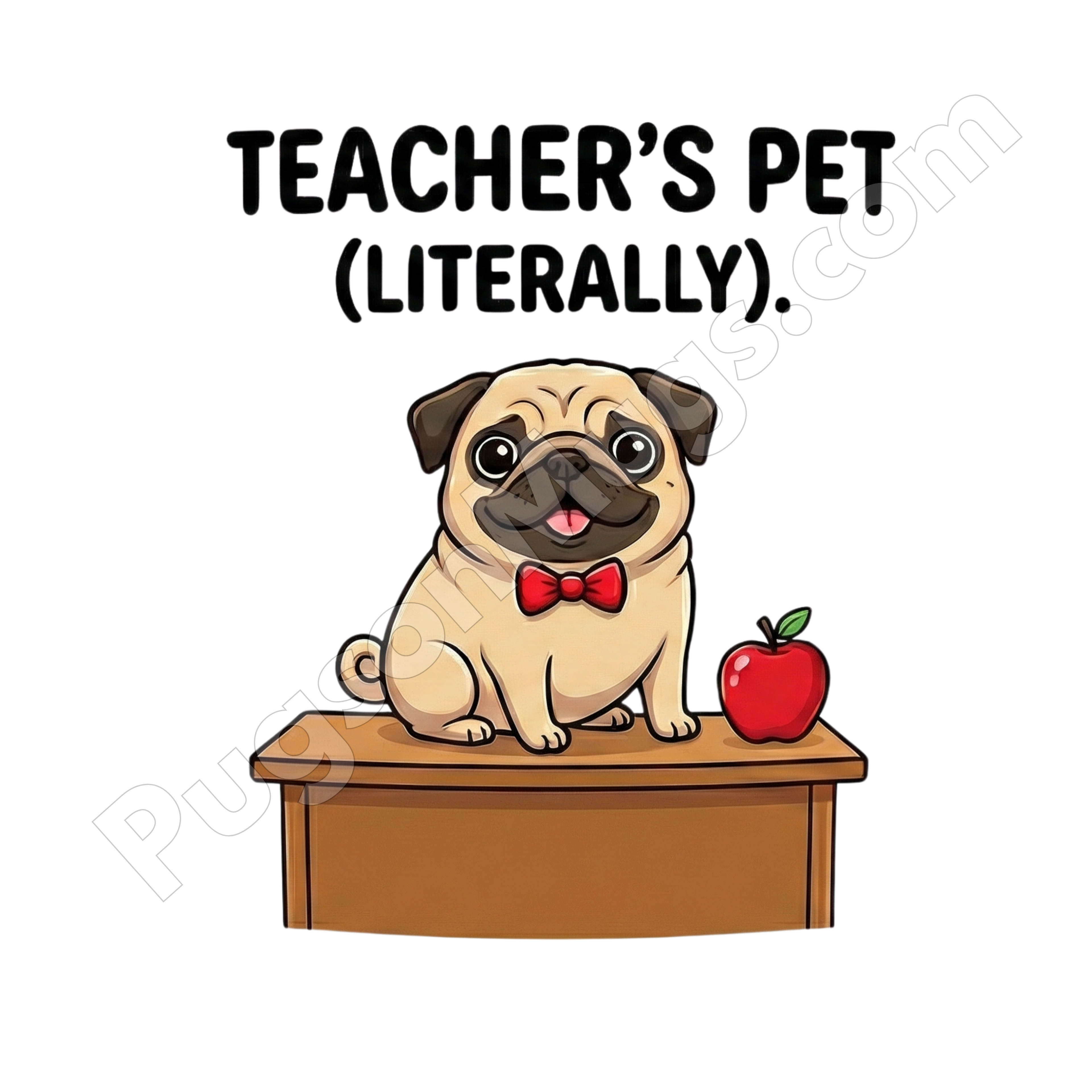 "Teacher's Pet (Literally)" – Cute School & Teacher Mug