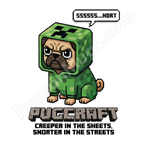 "Pugcraft: Exploding Snort" – Funny Pixel Gamer Mug