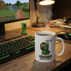 "Pugcraft: Exploding Snort" – Funny Pixel Gamer Mug