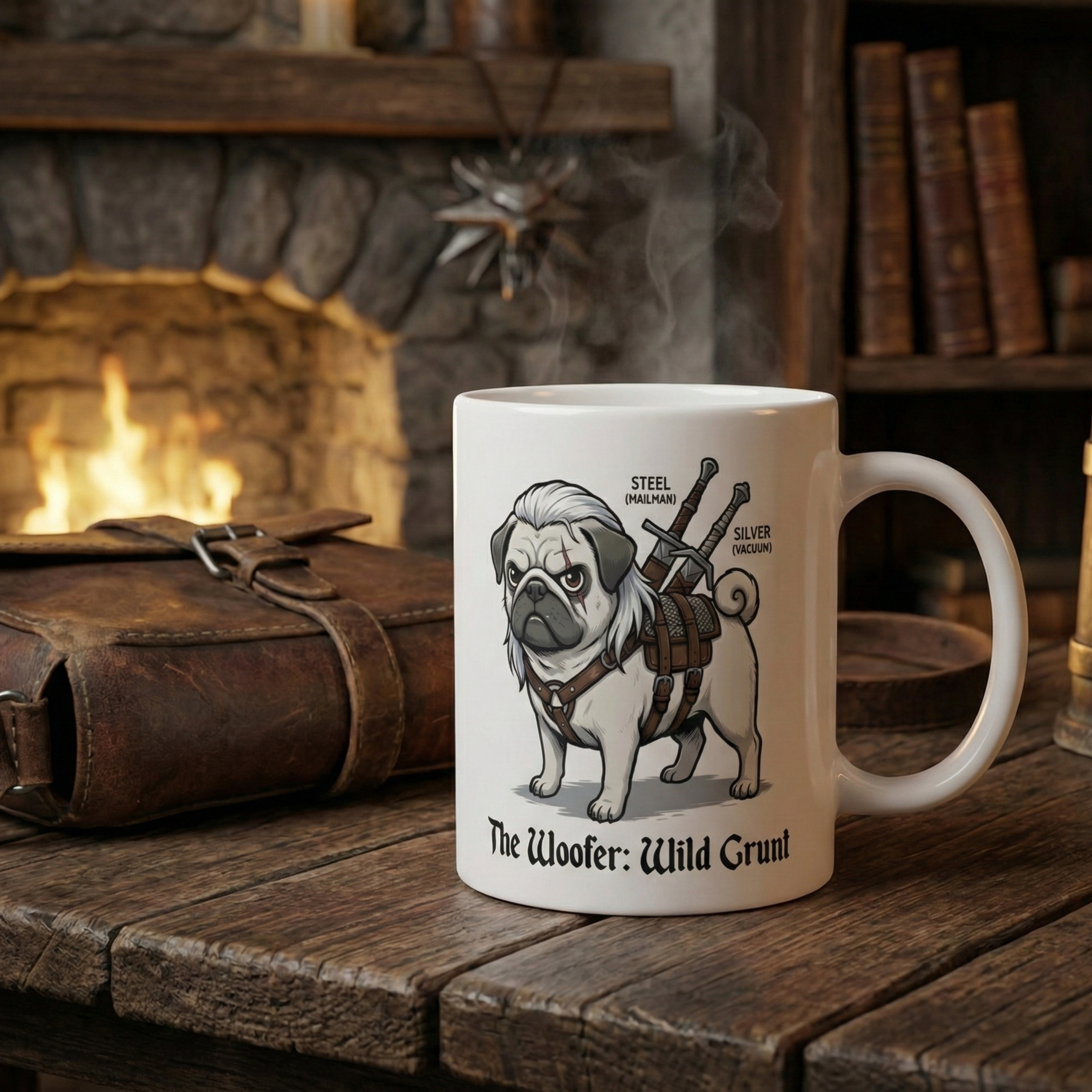 "The Woofer: Wild Grunt" – Funny Fantasy RPG Gamer Mug