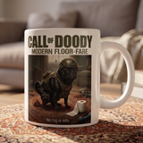 Call of Doody: Modern Floor-Fare Pug Mug