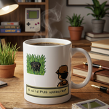 "A Wild PUG Appeared!" – Retro 8-Bit Gamer Mug
