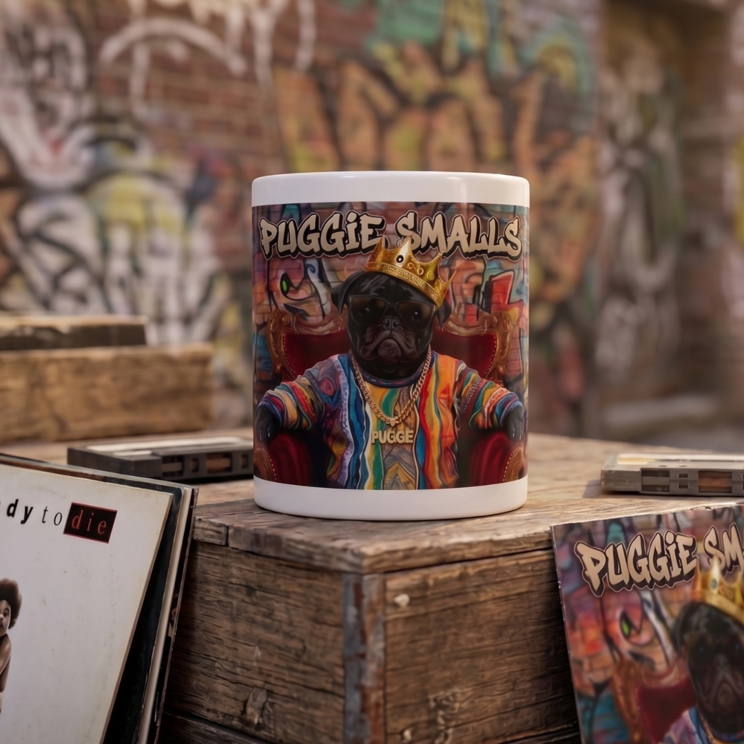 "Puggie Smalls" – The Notorious P.U.G. Hip-Hop Mug
