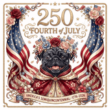 Limited Edition: 250th Anniversary Patriotic Pug Commemorative Mug