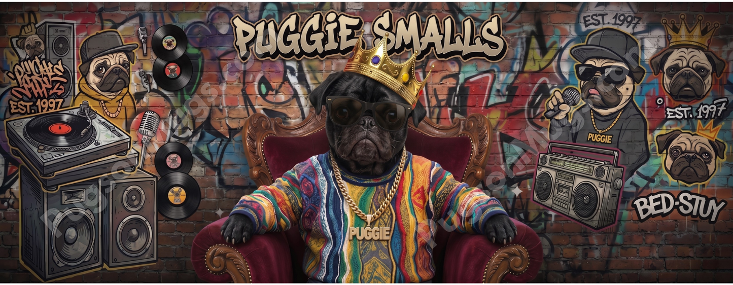 "Puggie Smalls" – The Notorious P.U.G. Hip-Hop Mug