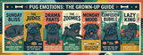 Pug Emotions: The Grown-Up Guide | Infographic Ceramic Coffee Mug