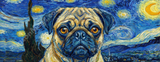 "Vincent van Pug" – Impressionist Art Parody Mug