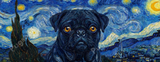 "Vincent van Pug" – Impressionist Art Parody Mug