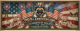 Limited Edition: "The Grand Celebration" 250th Anniversary Patriotic Pug Mug