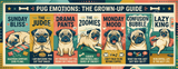 Pug Emotions: The Grown-Up Guide | Infographic Ceramic Coffee Mug